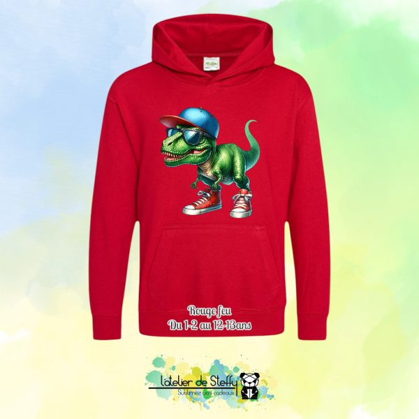 Sweat capuche Noah - T-rex cool – Image 35