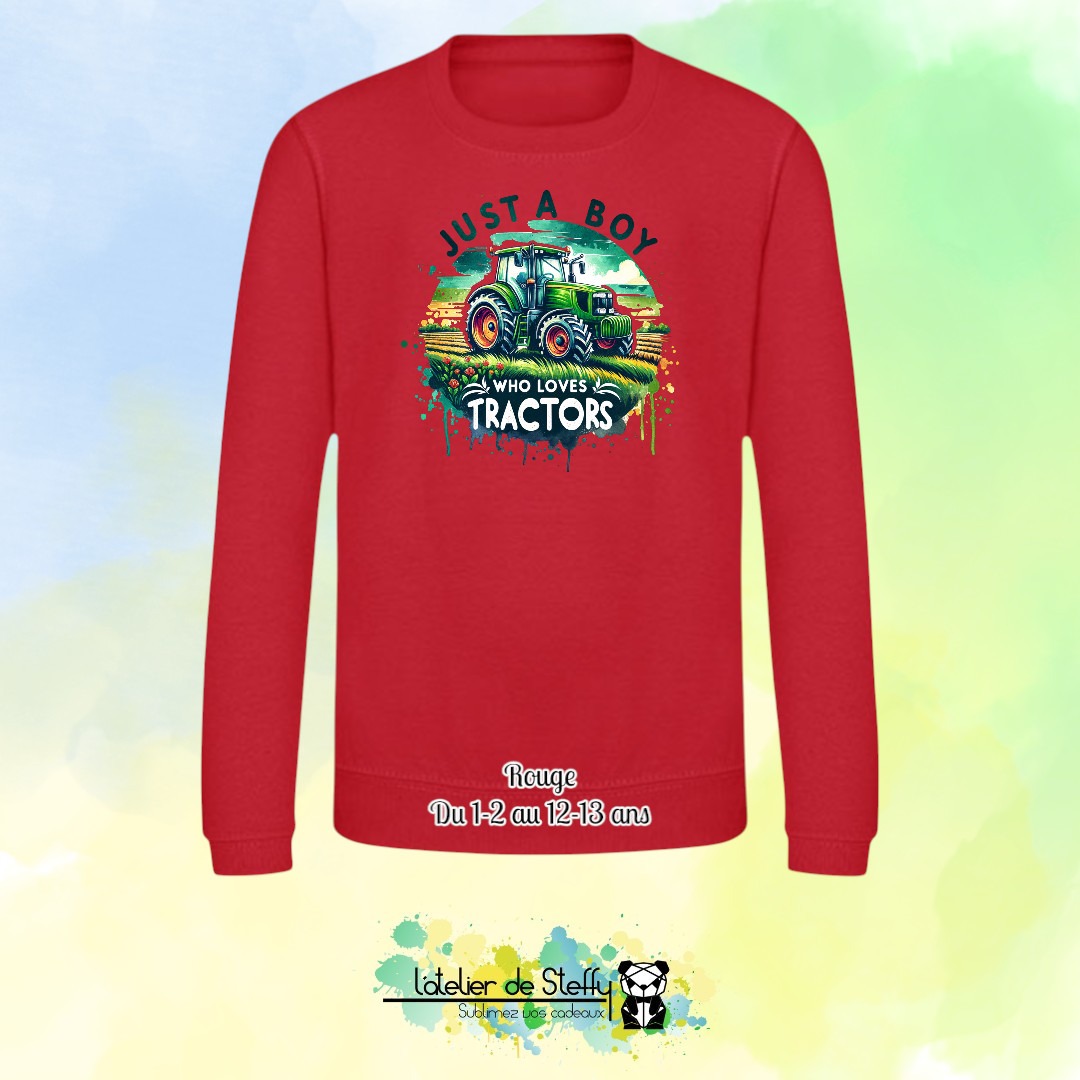 Sweat col rond Lyzo - Fan de tracteurs – Image 23