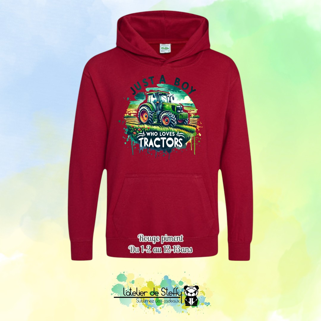 Sweat capuche Noah - Fan de tracteurs – Image 36