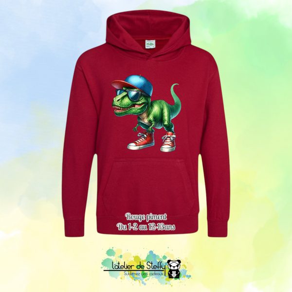 Sweat capuche Noah - T-rex cool – Image 36