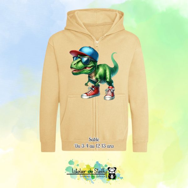 Veste sweat capuche Lou - T-rex cool – Image 16