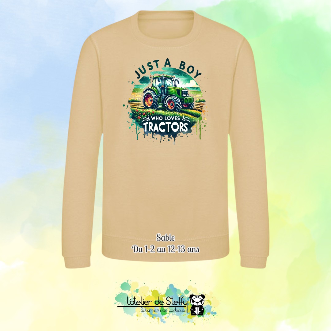 Sweat col rond Lyzo - Fan de tracteurs – Image 24