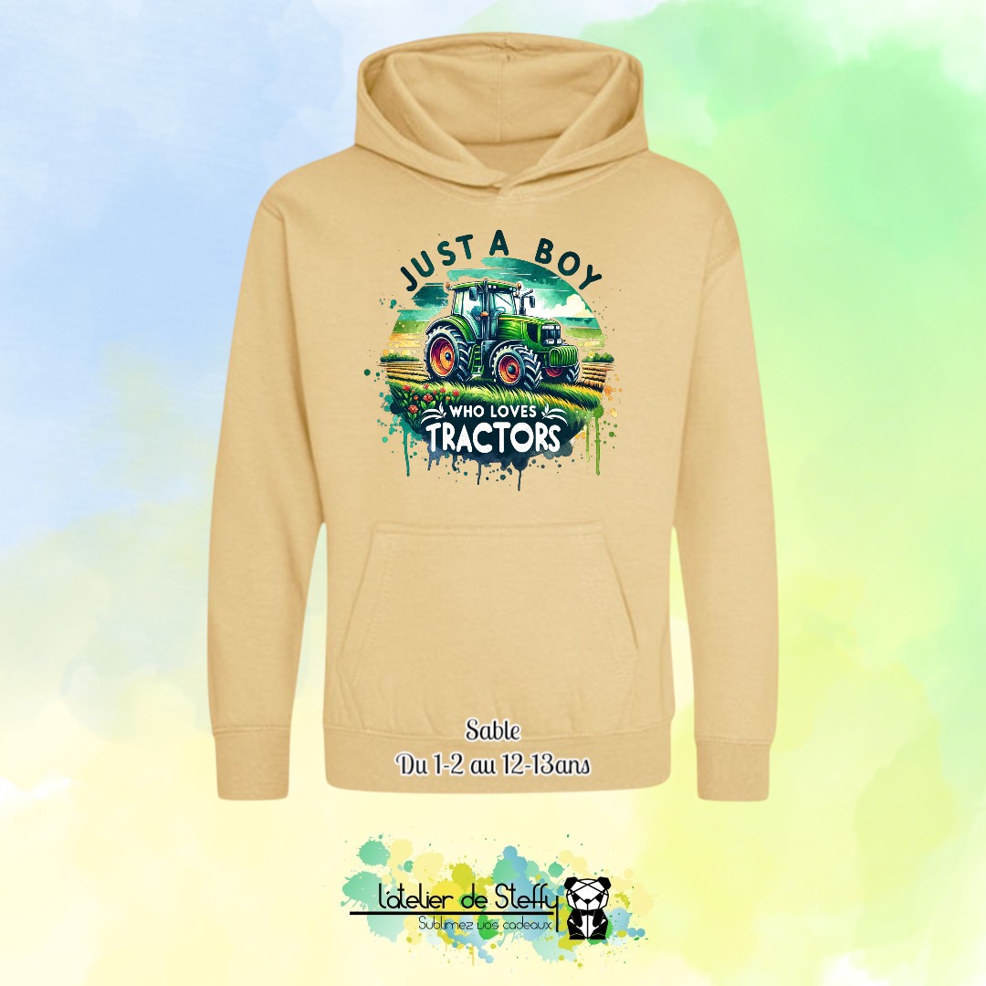 Sweat capuche Noah - Fan de tracteurs – Image 37