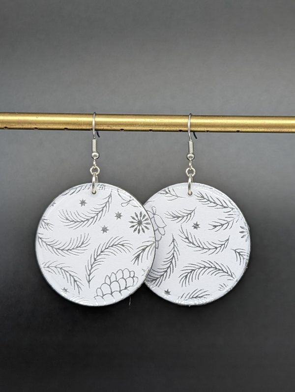 Boucles d'oreilles Sévia - Sapin enneigé