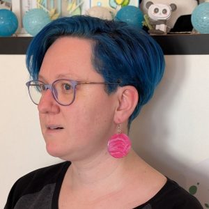 Boucles d'oreilles en papier Sévia