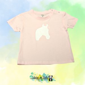 Tee shirt 12-18 mois - Tête de cheval