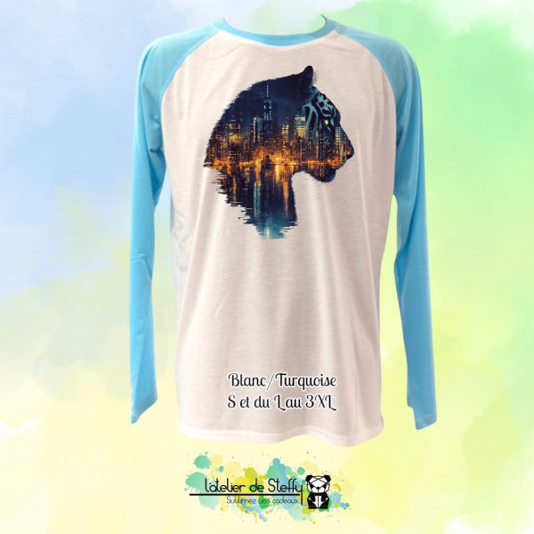 Tee shirt manches longues Adam - Tigre nocturne – Image 9