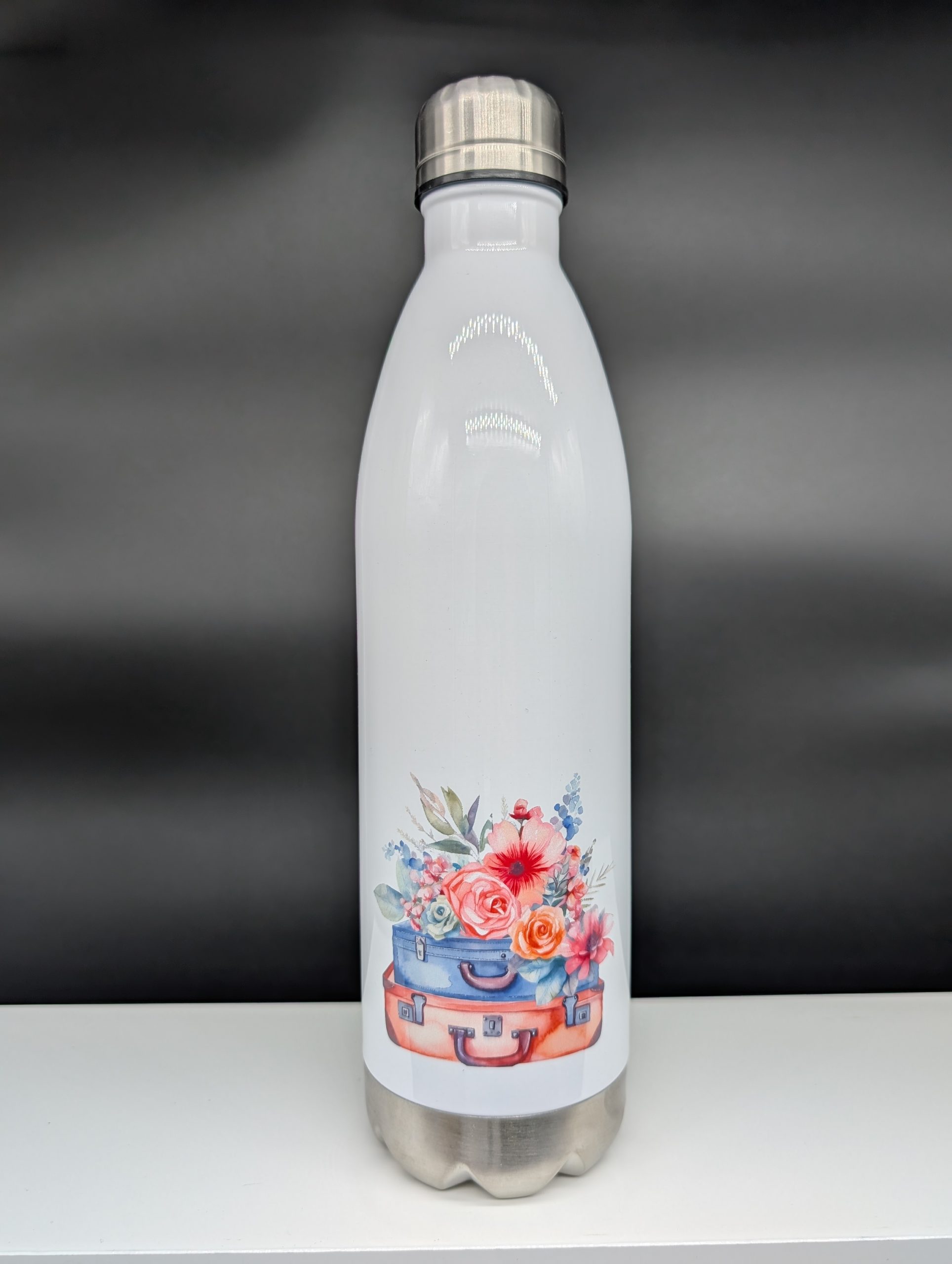 Bouteille isotherme 75cl - Valises fleuries