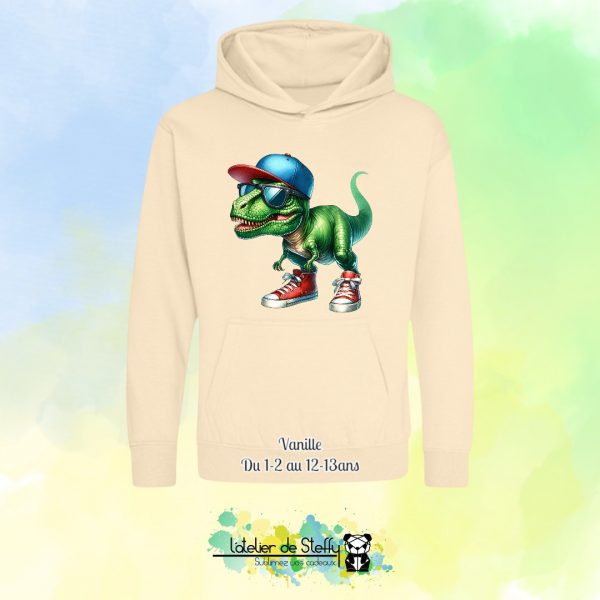 Sweat capuche Noah - T-rex cool – Image 38
