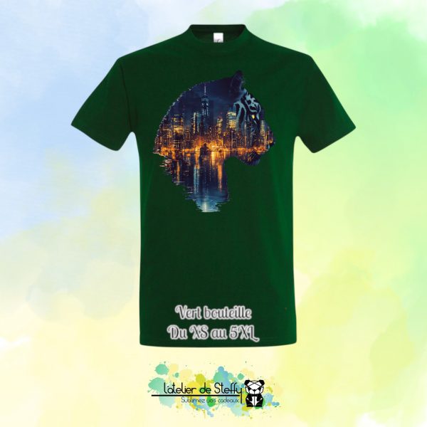 Tee shirt Zhom - Tigre nocturne – Image 43