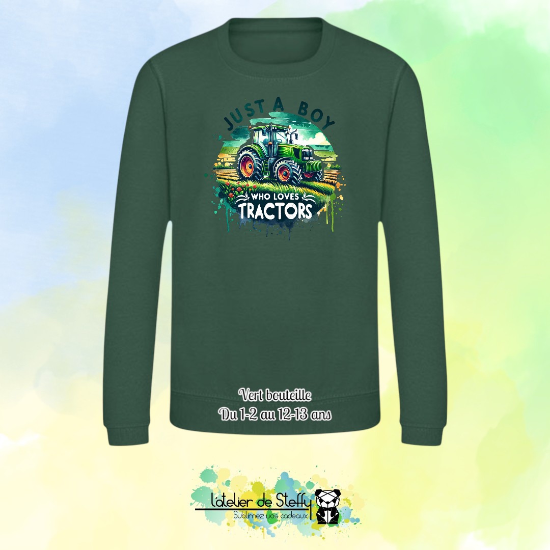 Sweat col rond Lyzo - Fan de tracteurs – Image 25