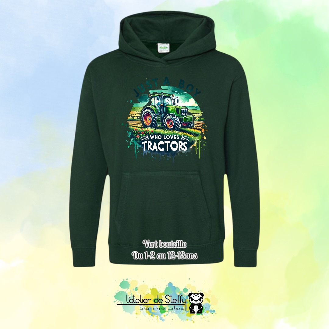 Sweat capuche Noah - Fan de tracteurs – Image 39