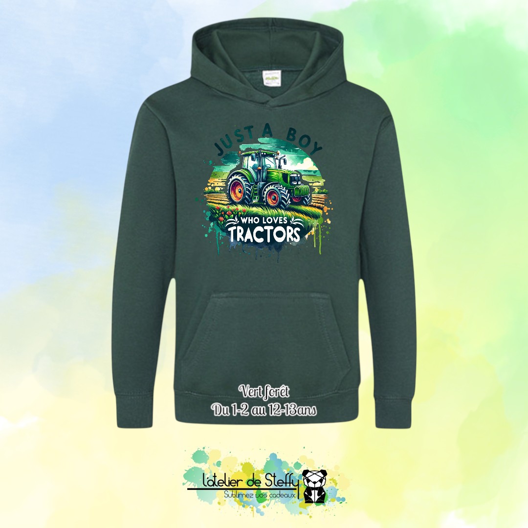 Sweat capuche Noah - Fan de tracteurs – Image 40