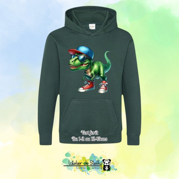 Sweat capuche Noah - T-rex cool – Image 40