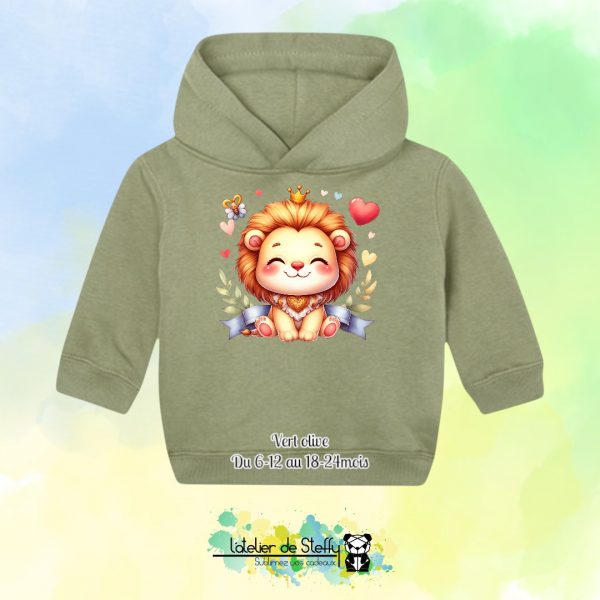 Sweat capuche Boudchou - Lionceau kawaii – Image 7