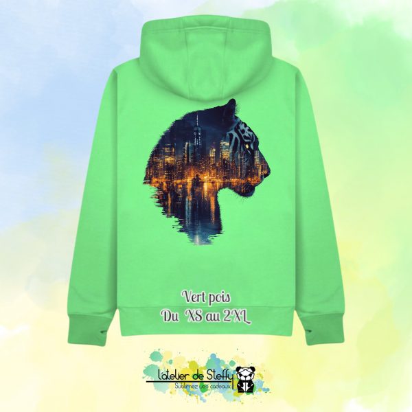 Veste sweat capuche Cath - Tigre nocturne – Image 25