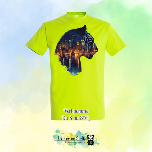 Tee shirt Zhom - Tigre nocturne – Image 44