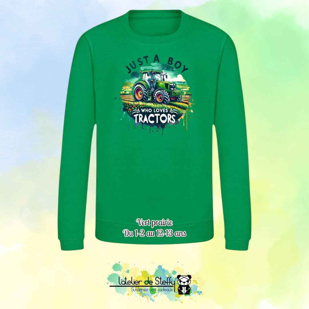 Sweat col rond Lyzo - Fan de tracteurs – Image 26