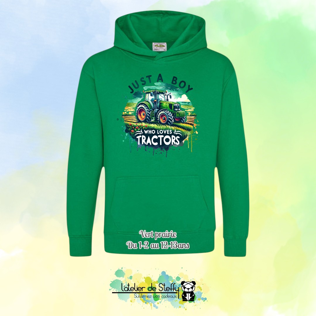 Sweat capuche Noah - Fan de tracteurs – Image 41