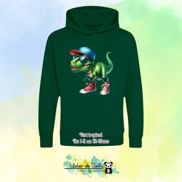 Sweat capuche Noah - T-rex cool – Image 42