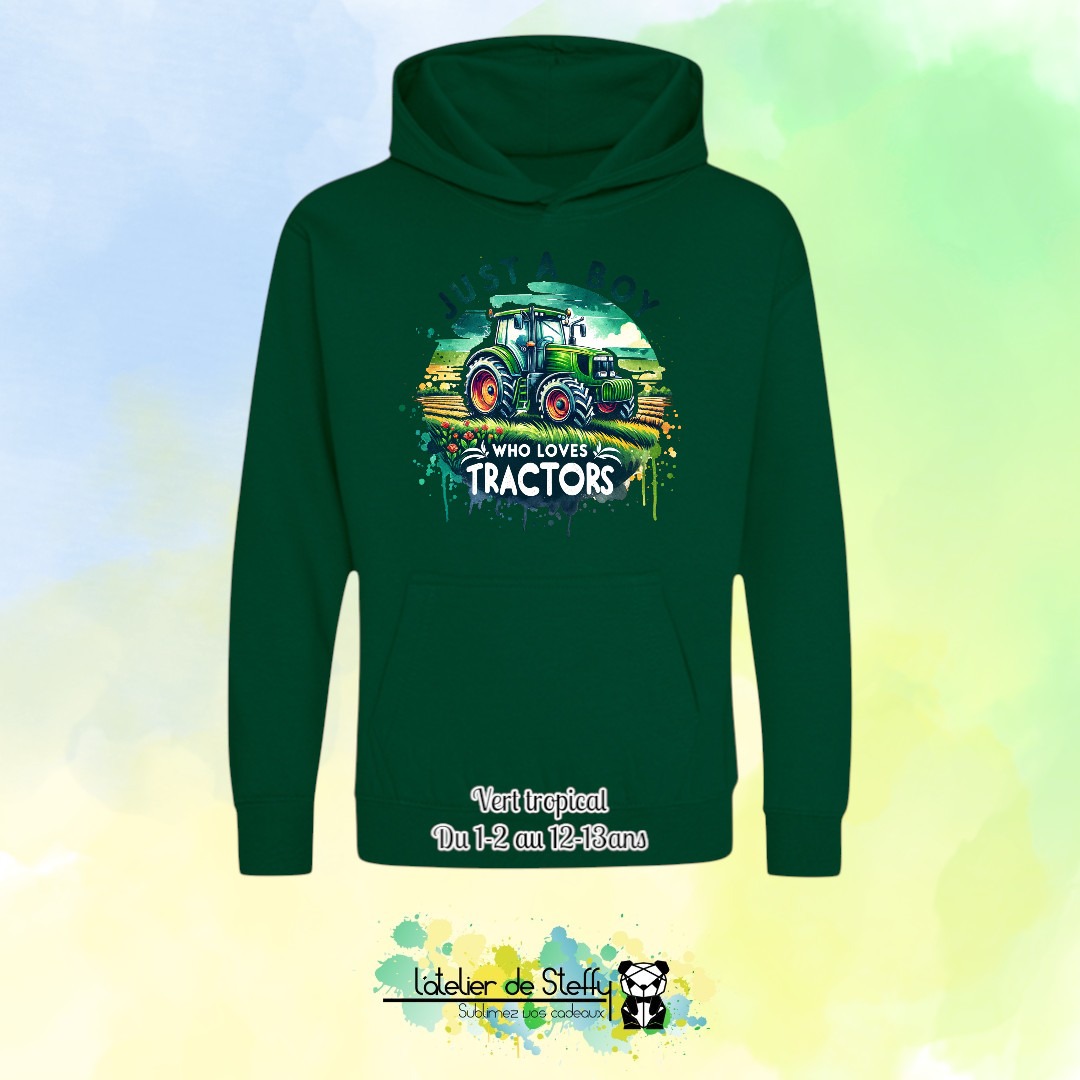 Sweat capuche Noah - Fan de tracteurs – Image 42