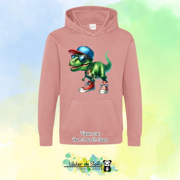 Sweat capuche Noah - T-rex cool – Image 43