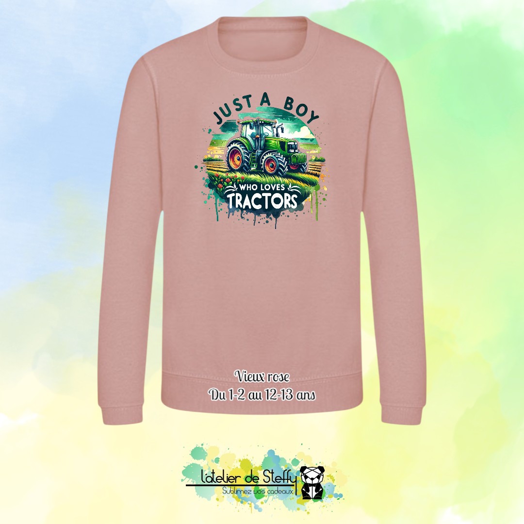 Sweat col rond Lyzo - Fan de tracteurs – Image 28