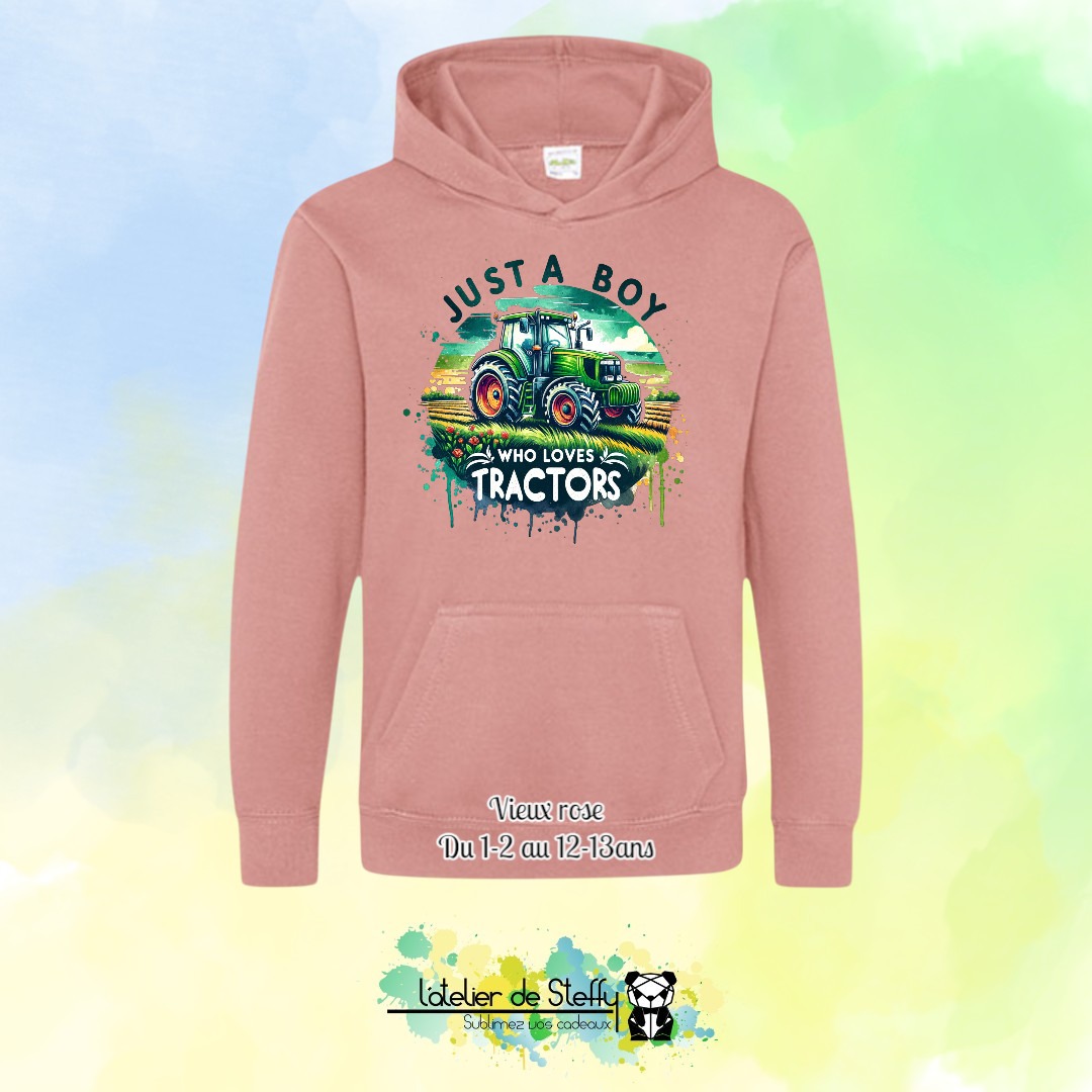 Sweat capuche Noah - Fan de tracteurs – Image 43