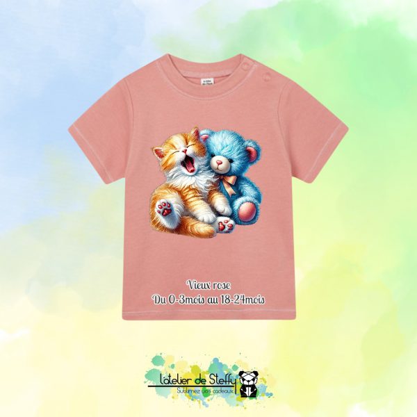 Tee shirt Speedouille - Chaton et ourson – Image 19