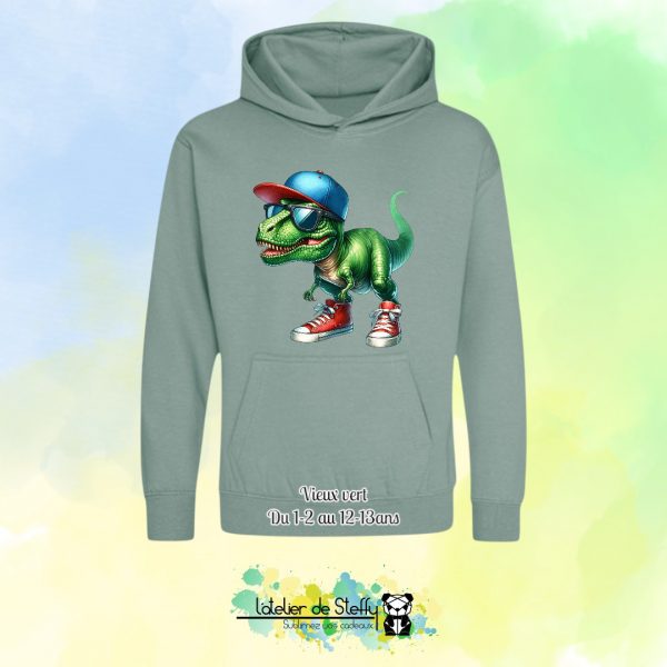 Sweat capuche Noah - T-rex cool – Image 44