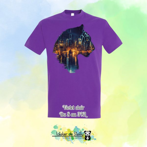 Tee shirt Zhom - Tigre nocturne – Image 47