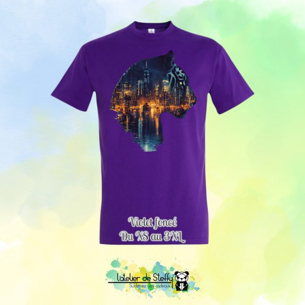 Tee shirt Zhom - Tigre nocturne – Image 48