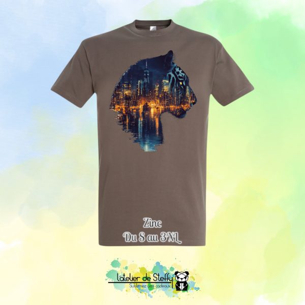Tee shirt Zhom - Tigre nocturne – Image 49