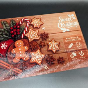 Planche à découper - Grand format - Biscuits de noël