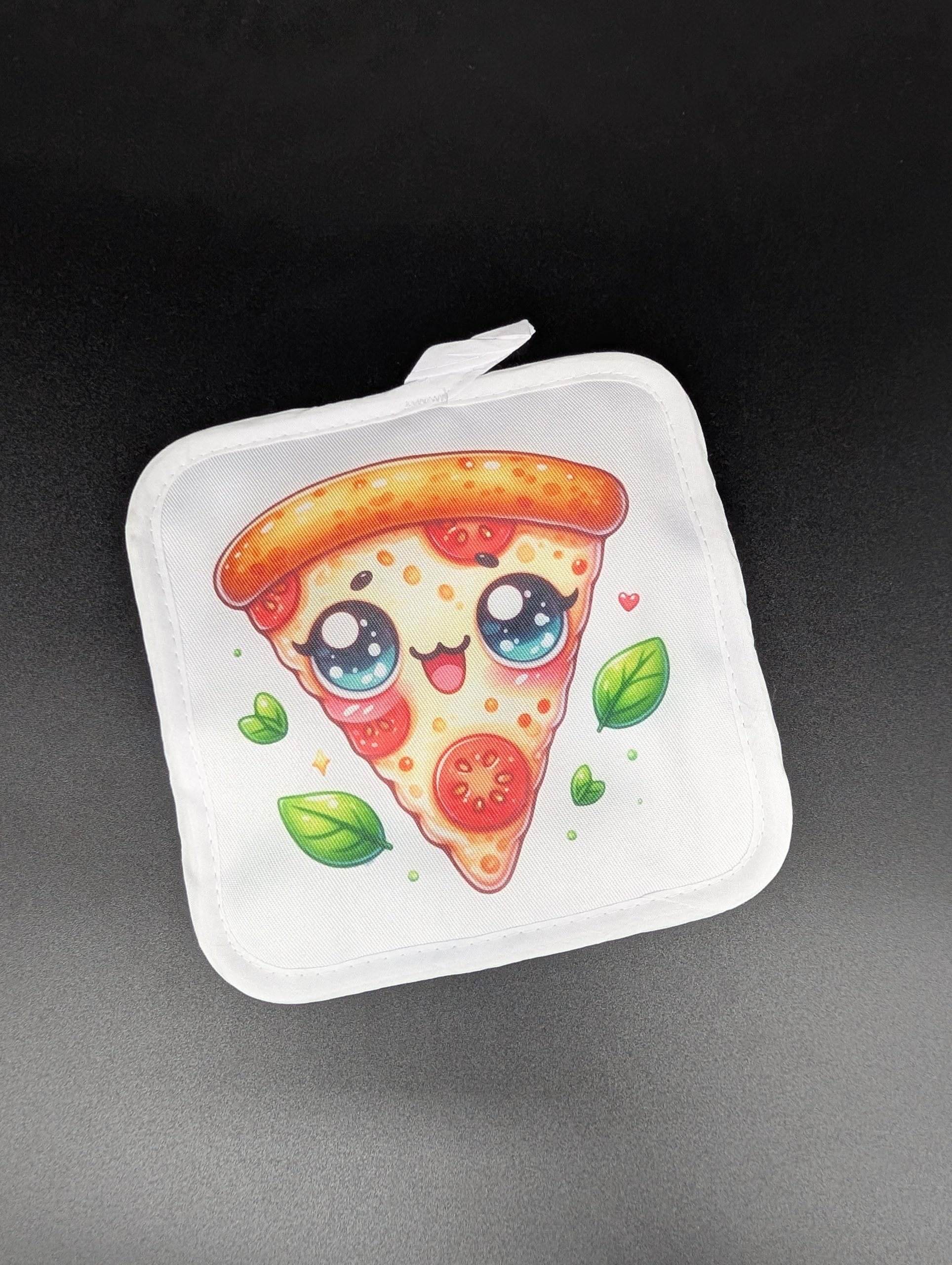 Manique de cuisine - Pizza kawaii
