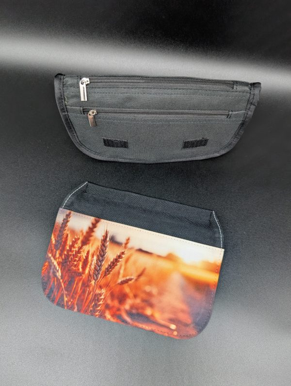 Trousse beauté rabat interchangeable - Champs de blé – Image 2