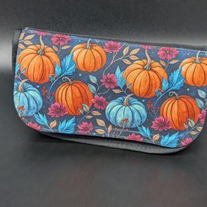 Trousse beauté rabat interchangeable - Citrouilles colorées
