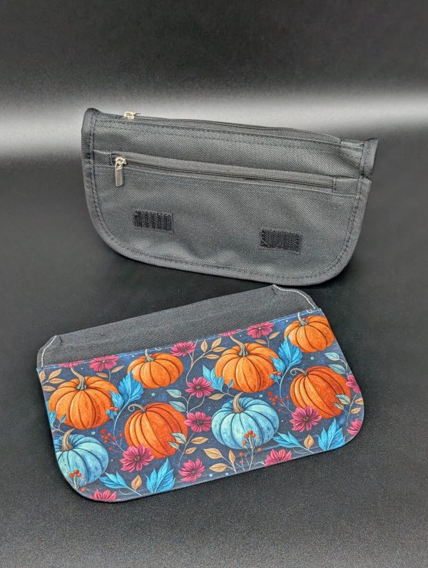 Trousse beauté rabat interchangeable - Citrouilles colorées – Image 2