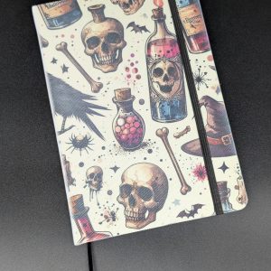Carnet de notes A5 - Crânes et potions