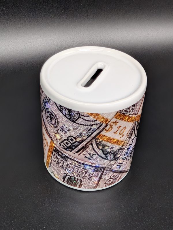Tirelire - Dollars strass – Image 2