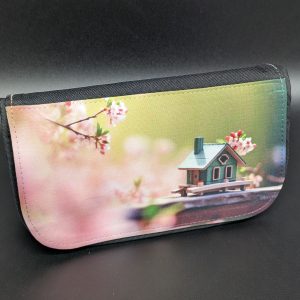 Trousse beauté rabat interchangeable - Fleurs de printemps