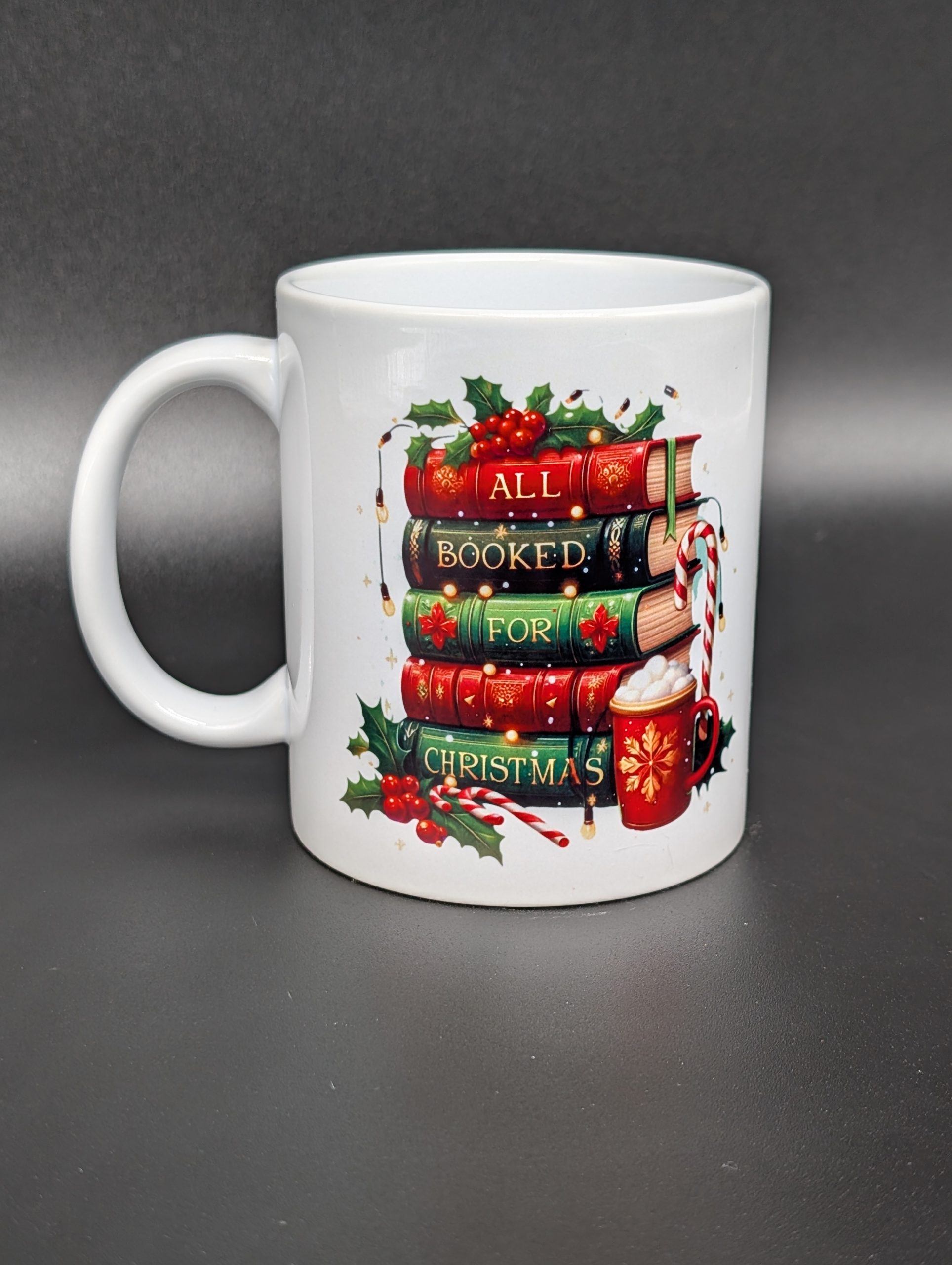 Mug blanc - Livres de noël
