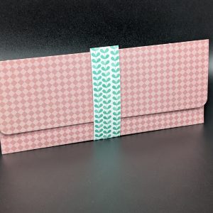 Pochette cadeau - Losanges roses