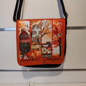 Sac besace rabat interchangeable Mini - Ambiance d'automne