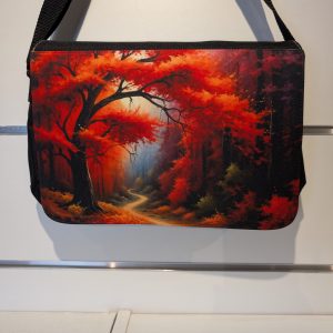 Sac besace rabat interchangeable Napo - Automne sous bois