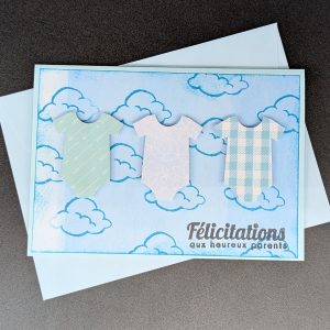 Carte 1290 - Félicitations aux heureux parents