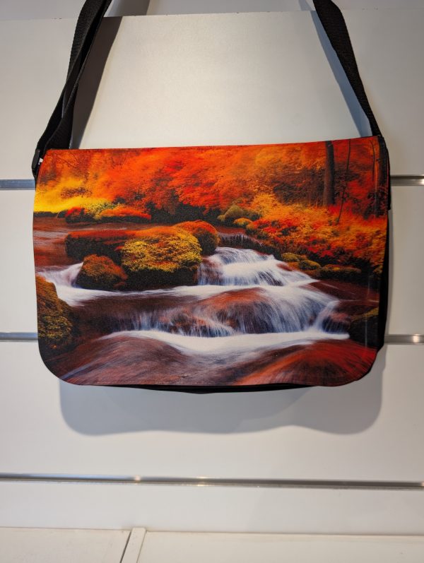 Sac besace rabat interchangeable Porter - Automne rivière