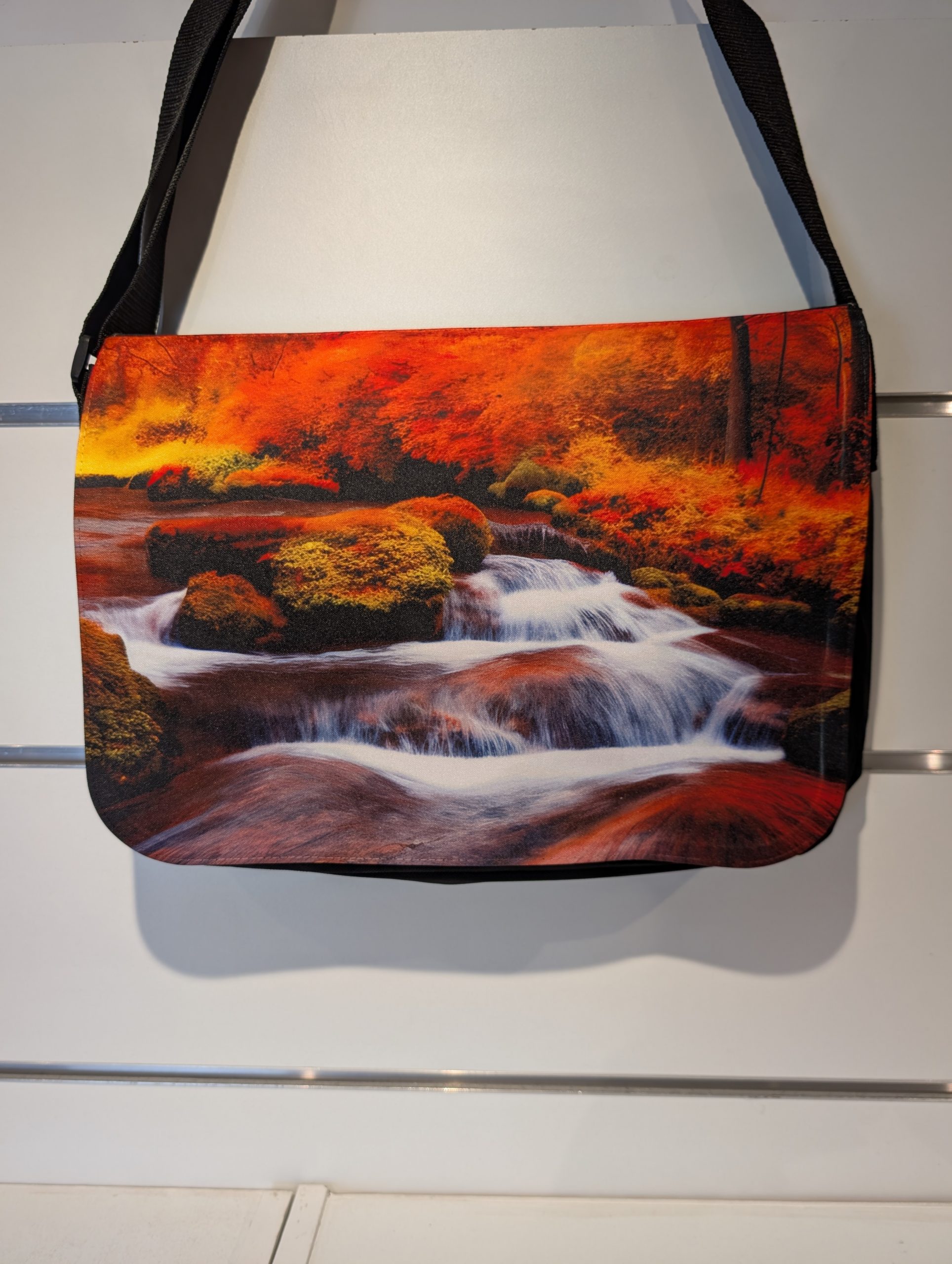 Sac besace rabat interchangeable Porter - Automne rivière