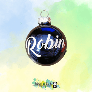 Boule de noël personnalisée