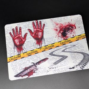 Tapis de souris rectangle - Scène de crime